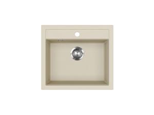 EVIDO QUADRO 6 gránit mosogató, 565 x 510 mm, bézs