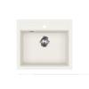 EVIDO QUADRO 6 gránit mosogató, 565 x 510 mm, fehér