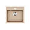 EVIDO QUADRO 6 gránit mosogató, 565 x 510mm, avena