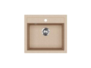 EVIDO QUADRO 6 gránit mosogató, 565 x 510mm, avena