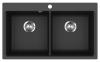 EVIDO QUADRO 9 gránit mosogató, 860 x 510 mm, antracit