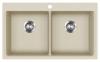 EVIDO QUADRO 9 gránit mosogató, 860 x 510 mm, bézs