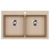 EVIDO QUADRO 9 gránit mosogató, 860 x 510mm, avena