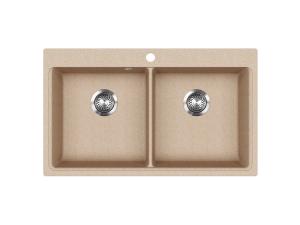 EVIDO QUADRO 9 gránit mosogató, 860 x 510mm, avena