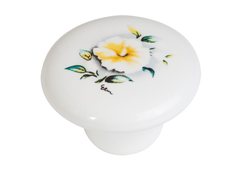 Szürke virág porcelán