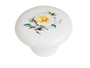 Szürke virág porcelán