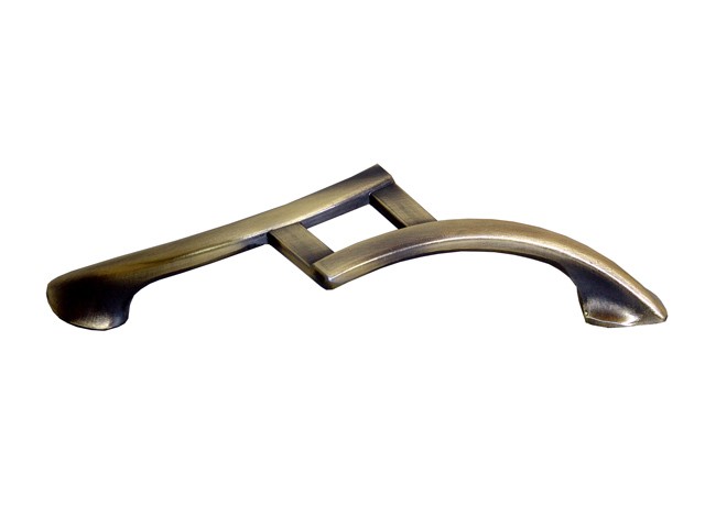 Antikolt bronz fogantyú fényes 96