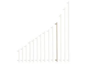 Nikkel szálcsiszolt fogantyú 448/488