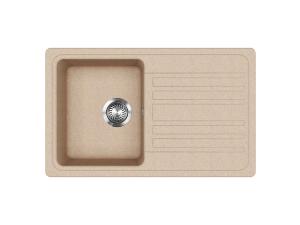 EVIDO Home 45S gránit mosogató, 765 x 460mm, avena