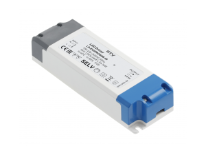 LED tápegység PRO 12V, 54W, bemenet 220-240VAC, IP20, külső menetes 155x53x30 mm