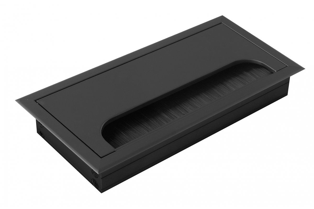 Kábelátvezető MERIDA, 80×160 fekete