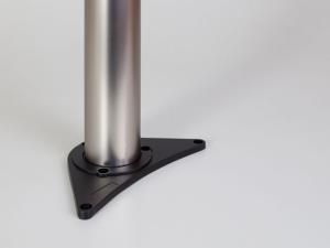 ASZTALLÁB 710mm átm:60mm GYÖNGY NIKKEL