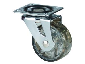 Strong Castors Kerék TOP 50 mm transzparens barna, fék nélkül