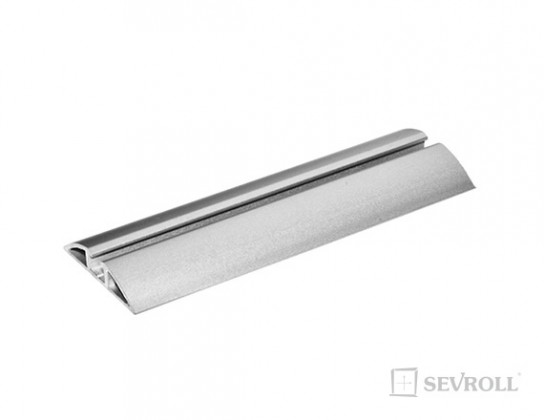 SEVROLL egypályás alsó vezetés 3m ezüst