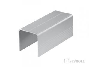 SEVROLL egypályás felső vezetés 3m ezüst