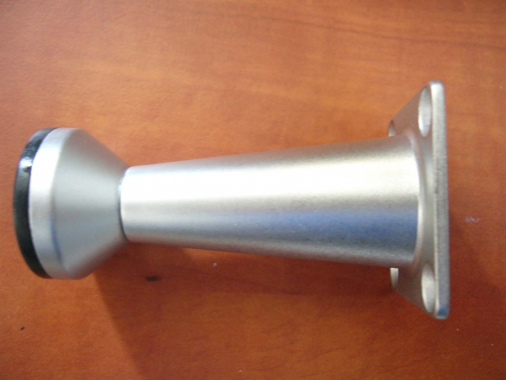 Állítható szekrényláb matt króm 50